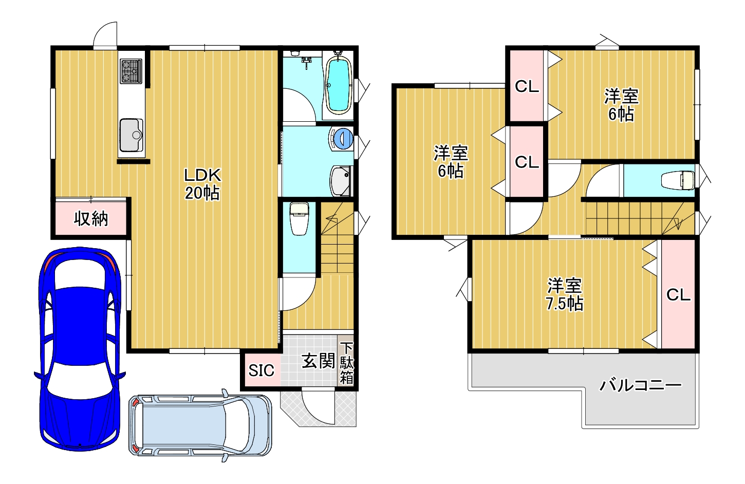 物件の平面図