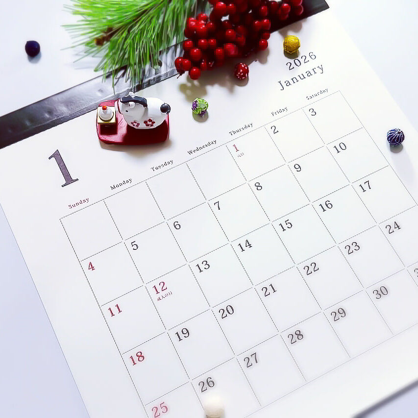 1月営業カレンダー