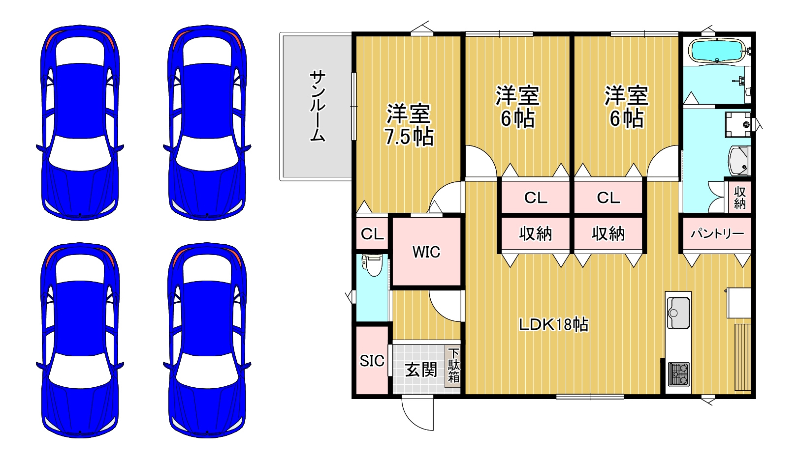 平屋プラン