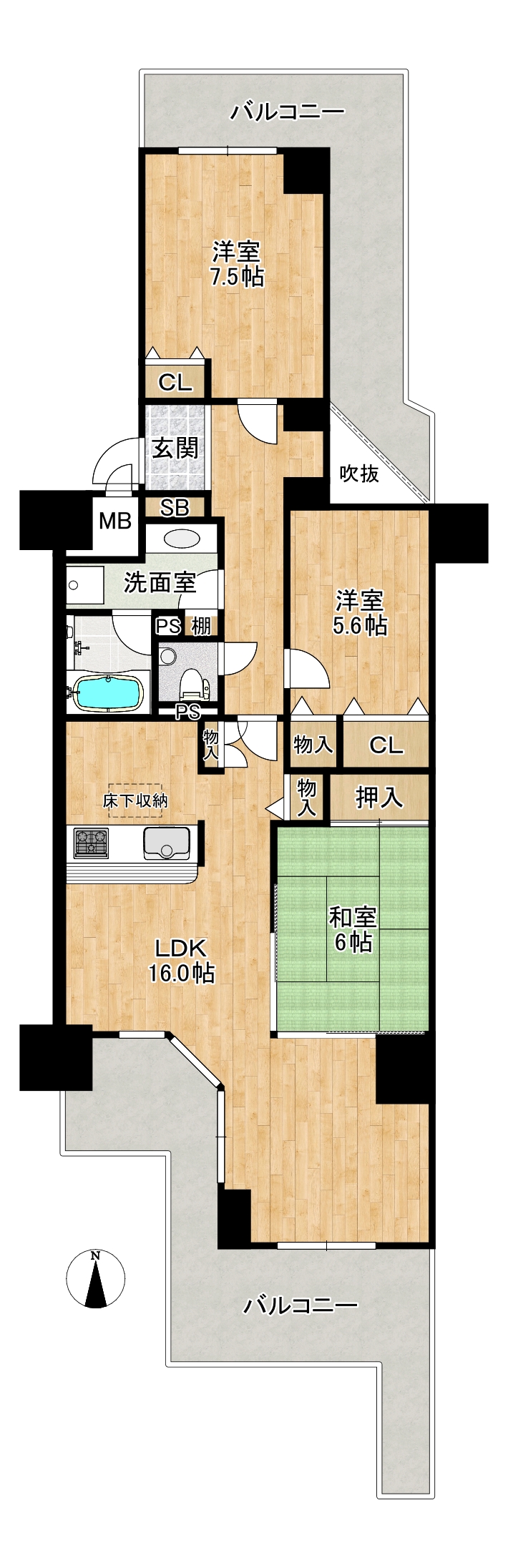ラ・ビスタ宝塚ノースハイツ1番館