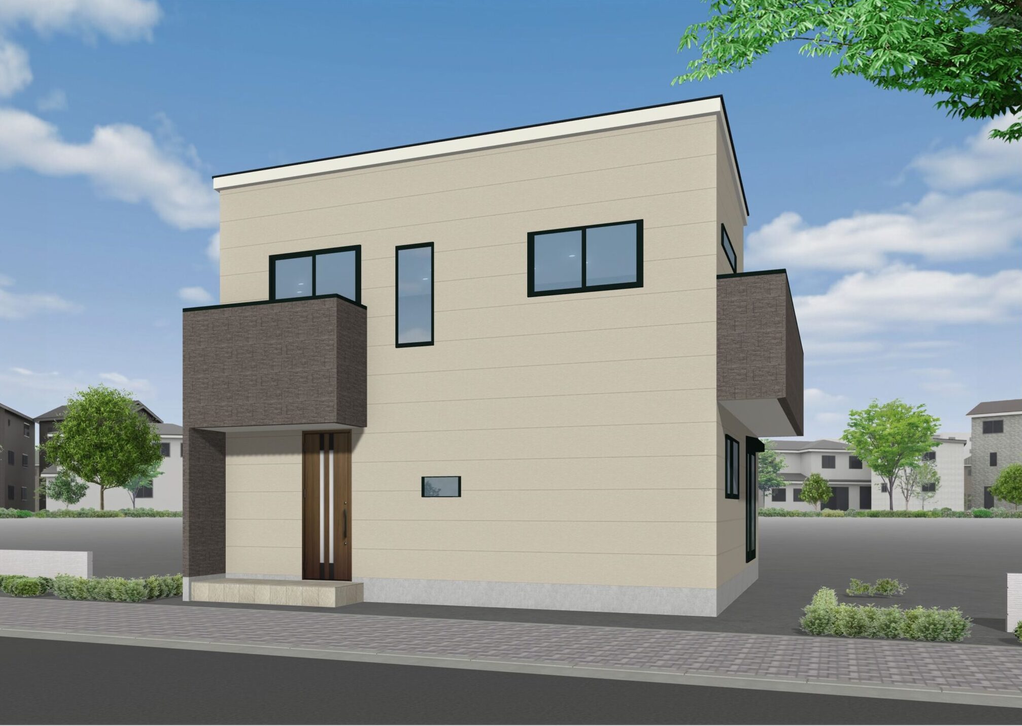 交野市倉治六丁目　新築戸建　外観