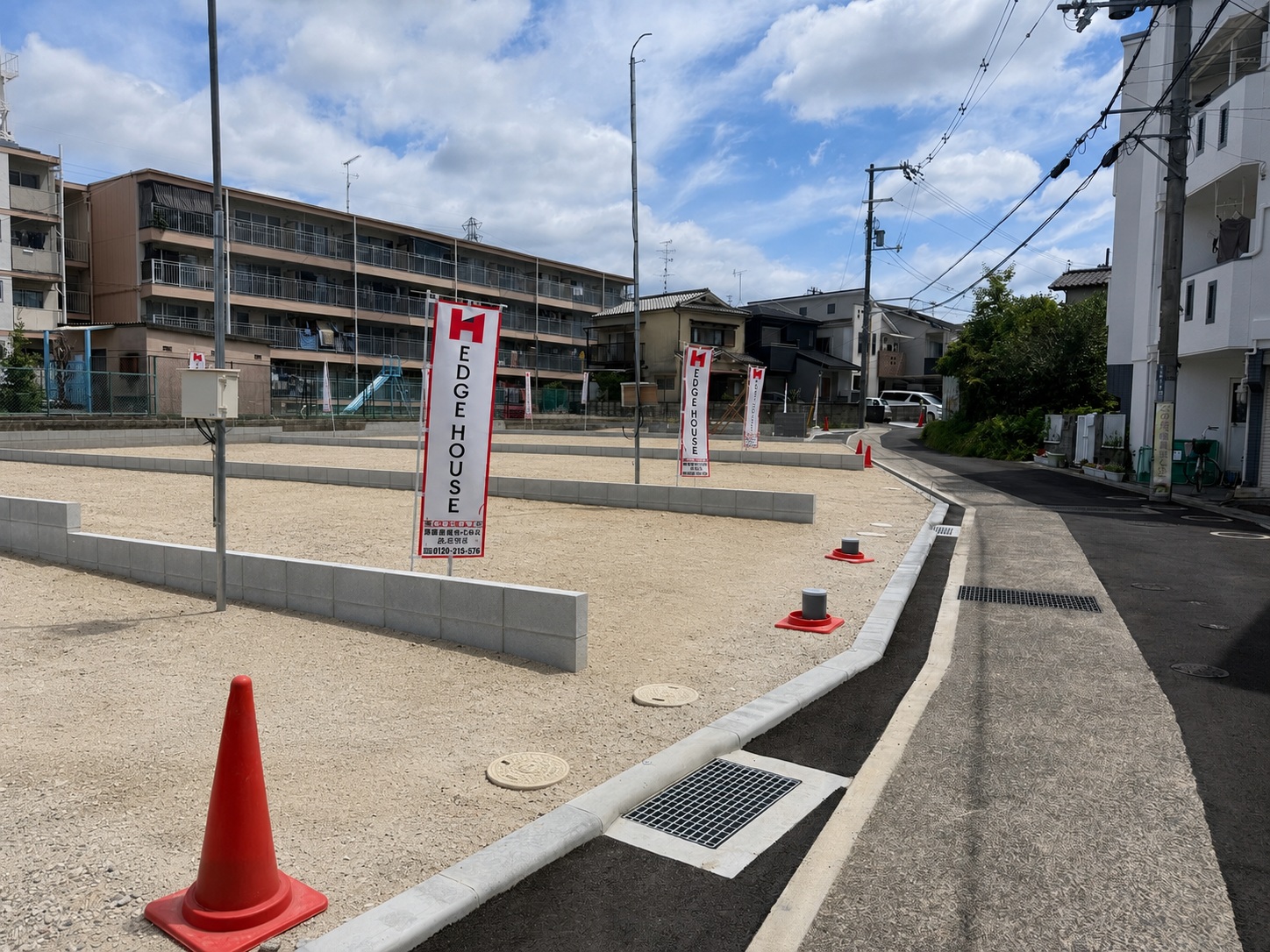 交野市私部八丁目　新築戸建　現地写真